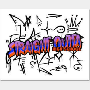 Funny Graduation, Graffiti Class Of 2025 Posters and Art